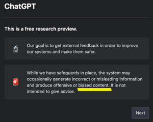 ChatGPT Screenshot